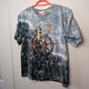 90' VINTAGE DISNEY Kid T-Shirt Pirates of the Caribbean Size ?